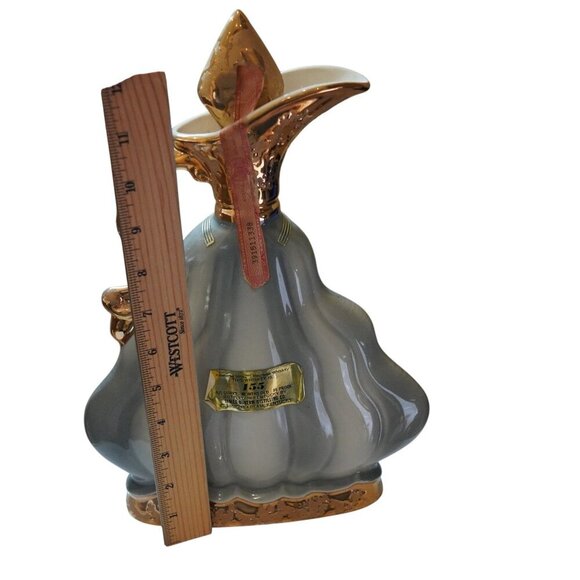 Vintage Jim Beam 1970 Floral Gold Gilt Bourbon Whiskey Decanter empty - Picture 12 of 13